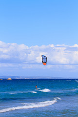 Kite surfing in Zakythos