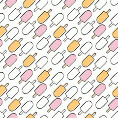 Pattern ice orange & strawberry