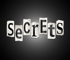 Secrets concept.