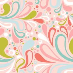 Colorful summer seamless pattern © Yuzach
