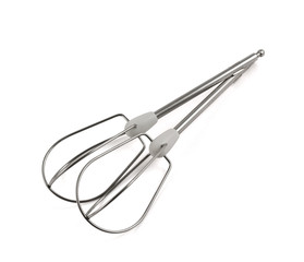 Pair of manual hand egg beater mixer