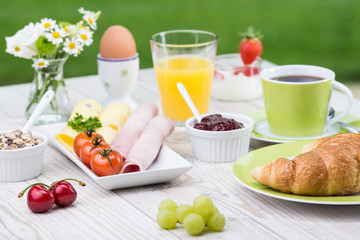 kleine frühstücksauswahl