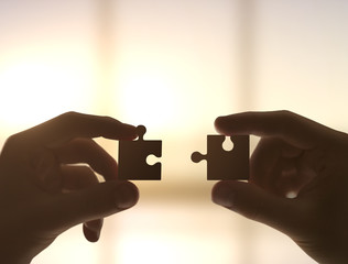 hands collect puzzle