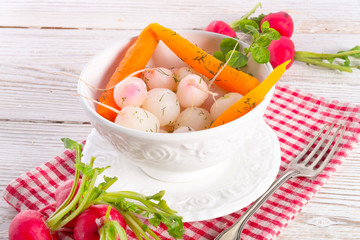 tasty roasted radishes