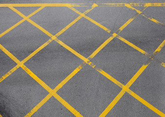 Road junction in city