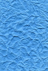 Baby Blue Fiber Paper - Crumpled