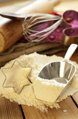 Mehl zum Backen