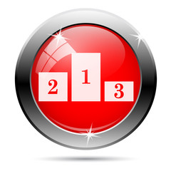 Metallic glossy icon