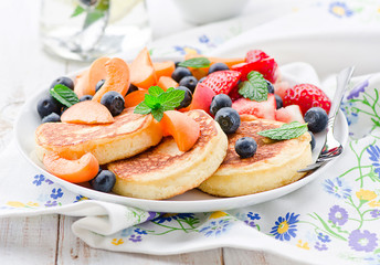 frische Pancakes