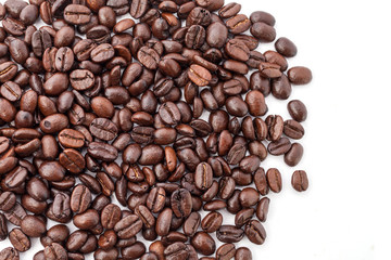 Coffee beans background