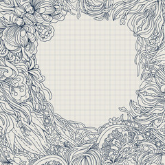 floral background template