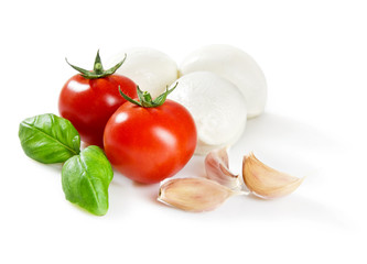 italian food, clipping path included
