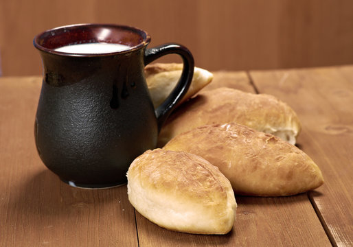 russia traditions pierog.Home cake