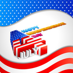 background for Fourth of July American Independence Day