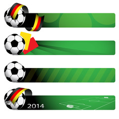 Naklejka premium fussball sport buttons