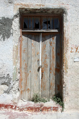 Fototapeta na wymiar Grecja - Kreta drzwi