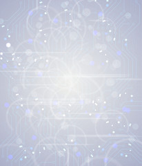 Gray Abstract background of digital technologies