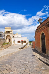 Fototapeta premium Alleyway. Ugento. Puglia. Italy.