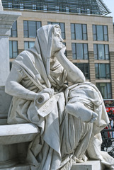 Allegory of Philosophy of Schiller Monument in Berlin