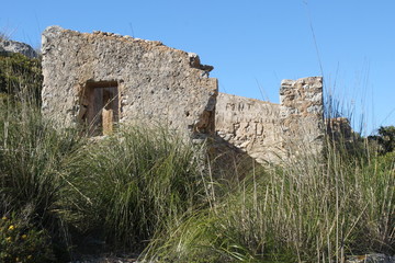 Ruine auf Formentor, Mallorca