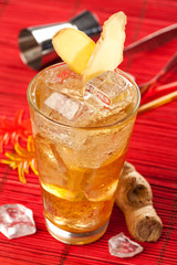 Drink with ginger
