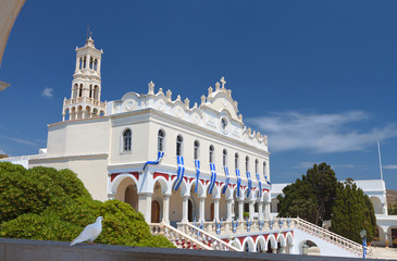 Church of the Madonna at Tinos island in Greece