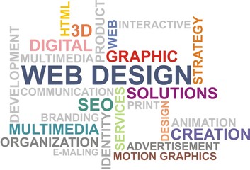 Fototapeta premium fond web design