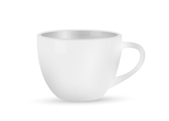 simple coffee mug concept illustration design