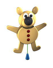 Bär Holz Hampelmann