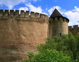 Khotin castle wall © tverkhovynets