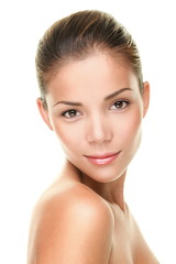 Fototapeta premium Beauty skin care face portrait of asian woman