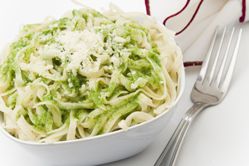 tagliatelle con pesto