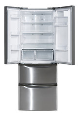 Side-by-side refrigerator isolated with clipping path. - 52995900