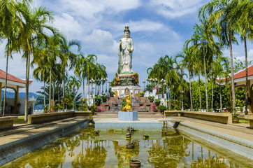 Statue of the Buddhist Goddess of Mercy Temple of Thailand