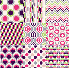 colorful seamless geometric pattern