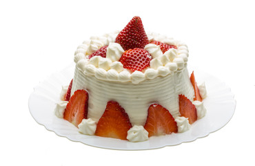 Dessert with strawberry