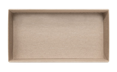 Empty paper box