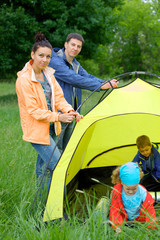 Family camping