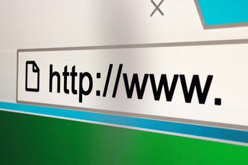 http www browser bar, Internet address