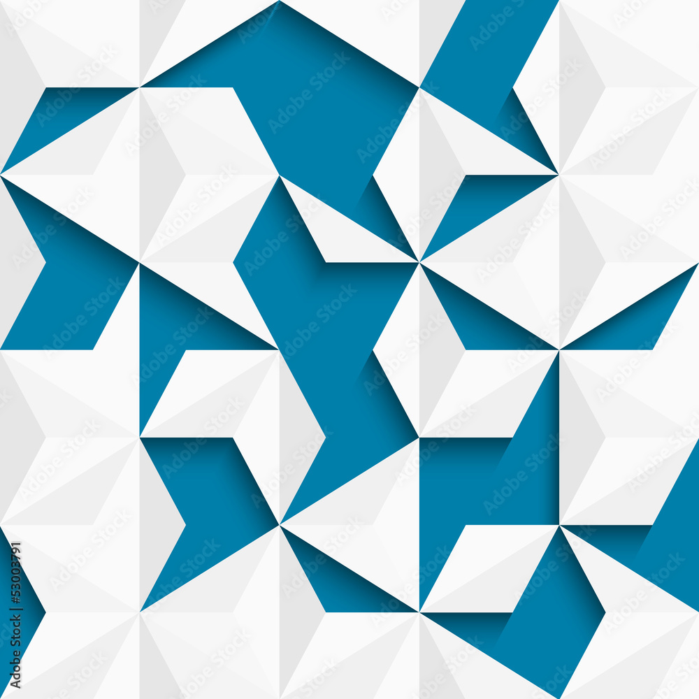 Poster abstract background of paper triangles