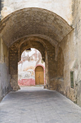 Fototapeta premium Alleyway. Ugento. Puglia. Italy.