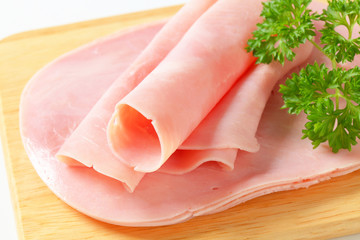 Sliced ham