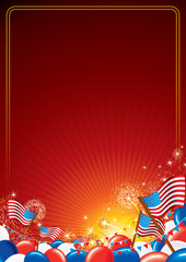 American Celebration Background