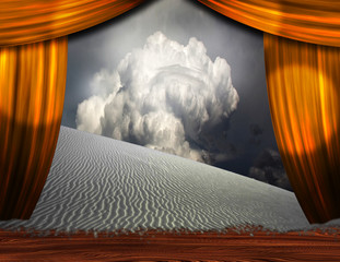Desert sands creep into theater scene