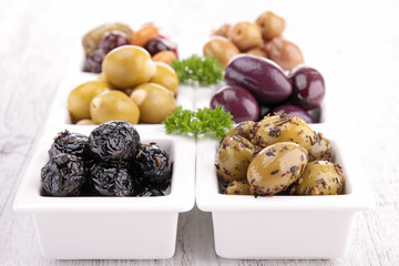 assorted of olives