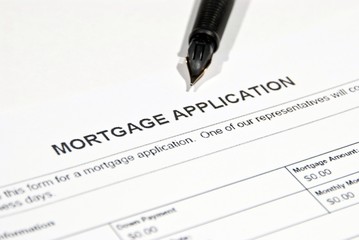 Obraz premium mortgage application