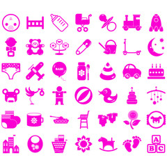 baby icon logo