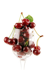 Berries ripe red cherries.