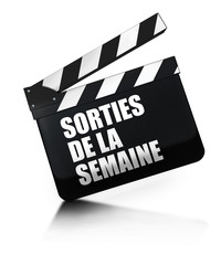 Naklejka premium CLAP-SORTIES DE LA SEMAINE
