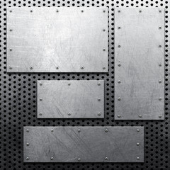 Obraz premium metal background